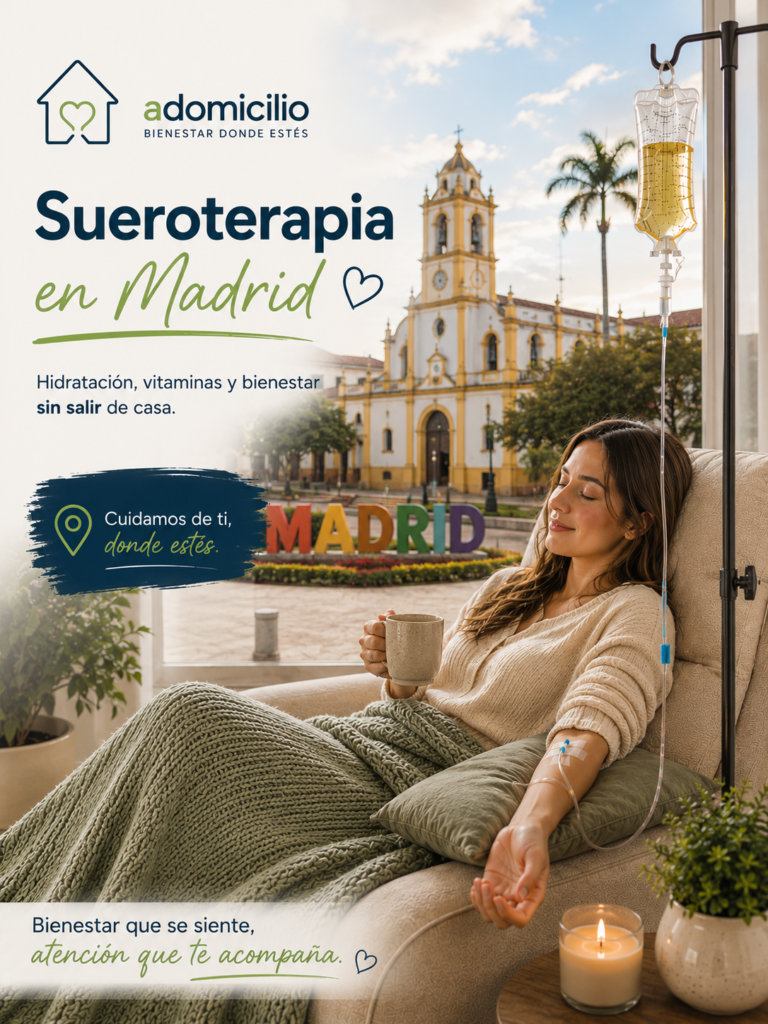 Sueroterapia a domicilio en Madrid